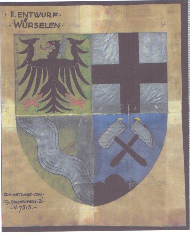 altes Würselner Wappen